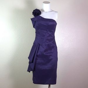 ROMEO &‎ JULIET COUTURE PURPLE COCKTAIL DRESS